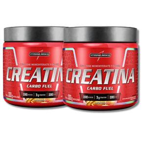 Kit Creatina Carbo Fuel (300g) Integralmedica Laranja - 2 Unidades