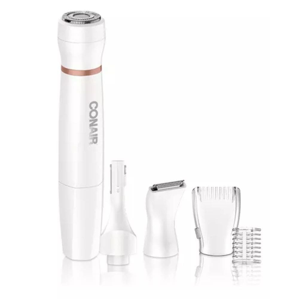 Depilador Feminino Aparador Facial e Corporal All-in-one 5 Acessórios Conair