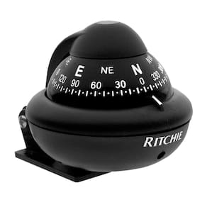 Bússola Ritchie Sport M-X-10B-M Sobrepor Preta Visor Preto