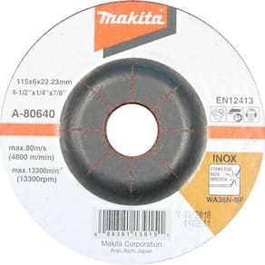 Disco De Desbaste 115 X 6 X 22.23 Wa36n Makita