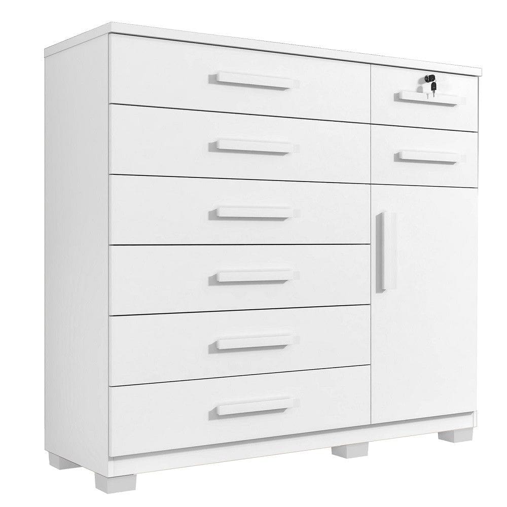 Cômoda New Vitoria 8 Gavetas Com Sapateira - Benetil