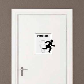 Placa Toilette Feminino