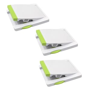 Trava de Segurança Porta Janela Deslizante Kit 3 unidades Criança Pet Fechadura Guarda Roupa Armario Proteçao Multiuso Resistente
