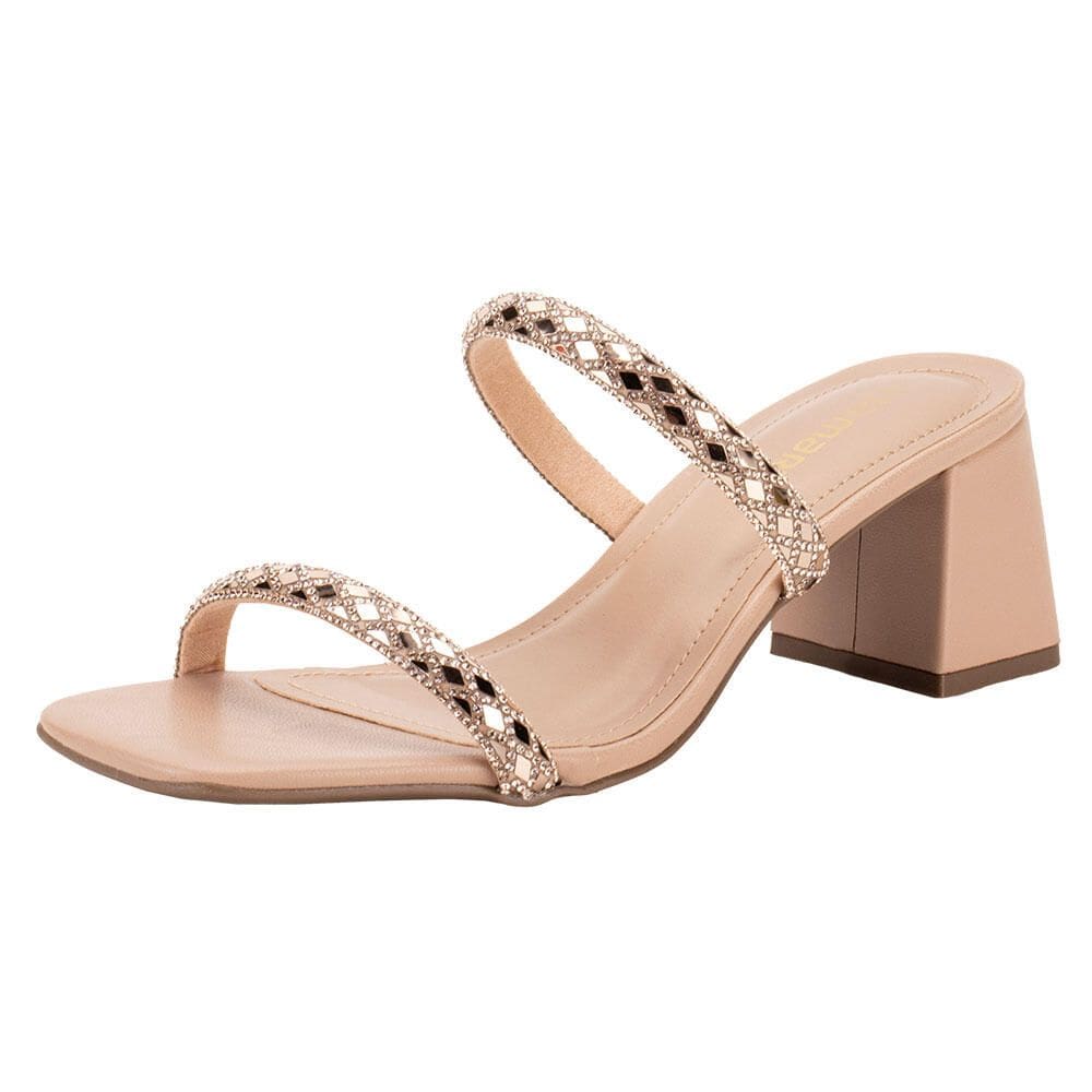 Tamanco Feminino Salto Grosso Via Marte 171011