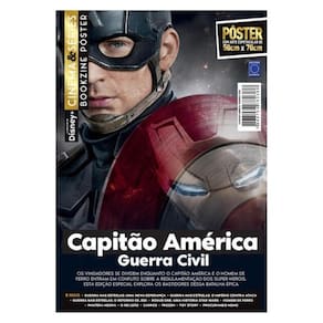 Capitão América: Guerra Civil - Arte A - Superpôster Cinema E Séries