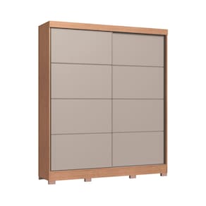 Guarda-roupa 2 Portas de Correr 4 Gavetas Pontal Cedro/Duna