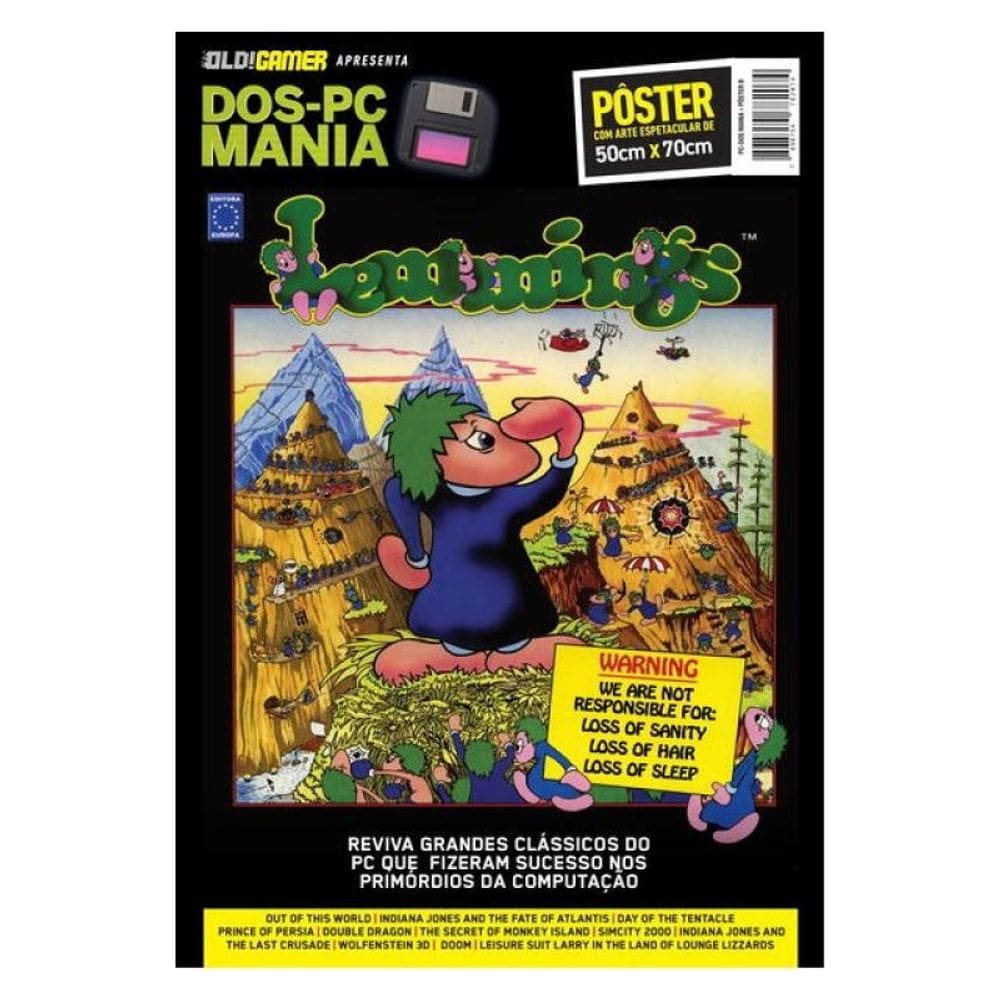 Lemmings - Superpôster Dos-Pc Mania