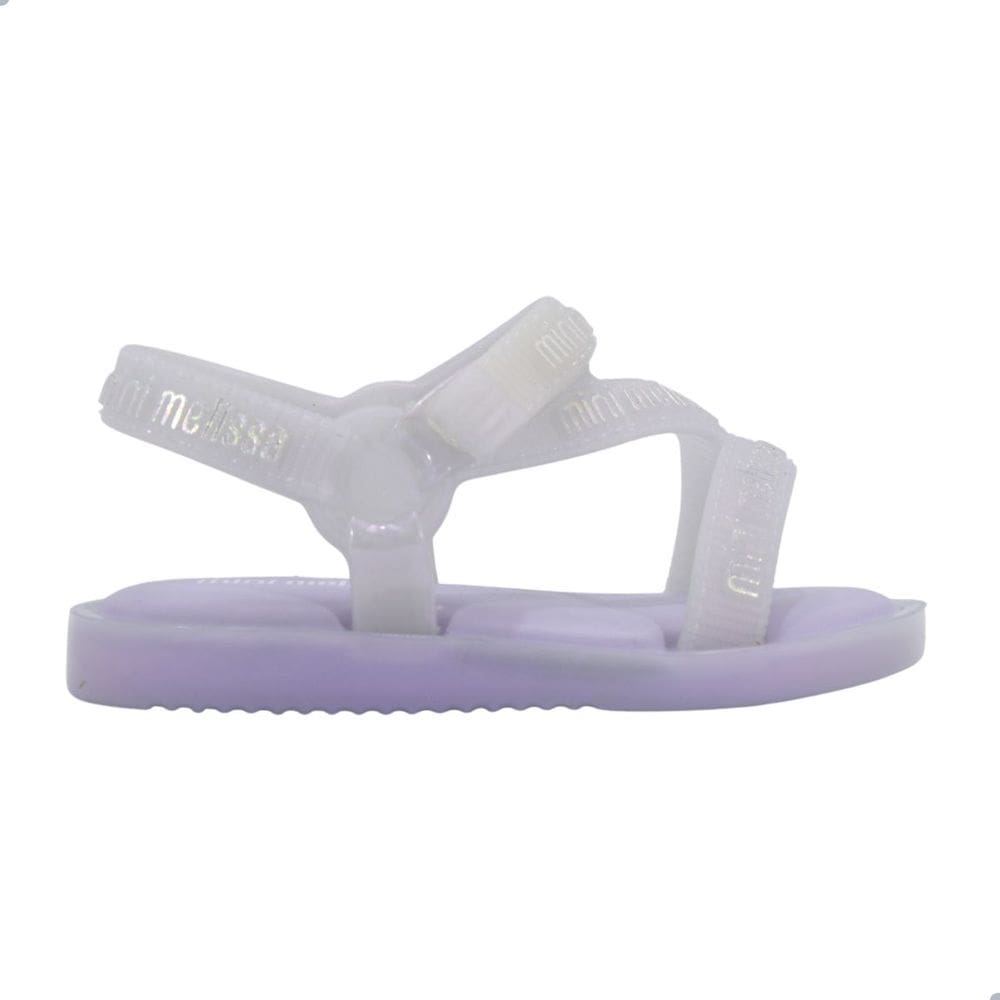 Sandalia Mini Melissa Stripes M Lover Bb Violeta