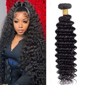 Pacotes de cabelo CLOZWIZME Deep Wave 50cm Brasileiros 100% Virgens