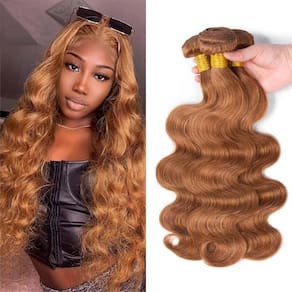 Pacotes de cabelo MAMART Color 30 Brown Body Wave 40-50cm 300g