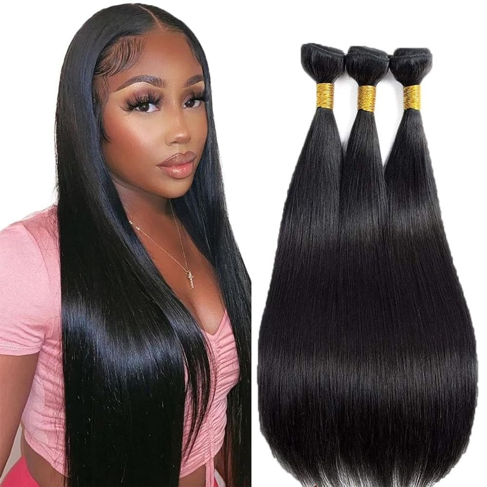 Pacotes de cabelo DiexRlamx Straight Brazilian 60 65 70cm 300g