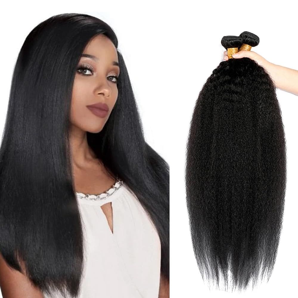 Pacotes de cabelo DiexRlamx Kinky Straight Peruvian Virgin Remy
