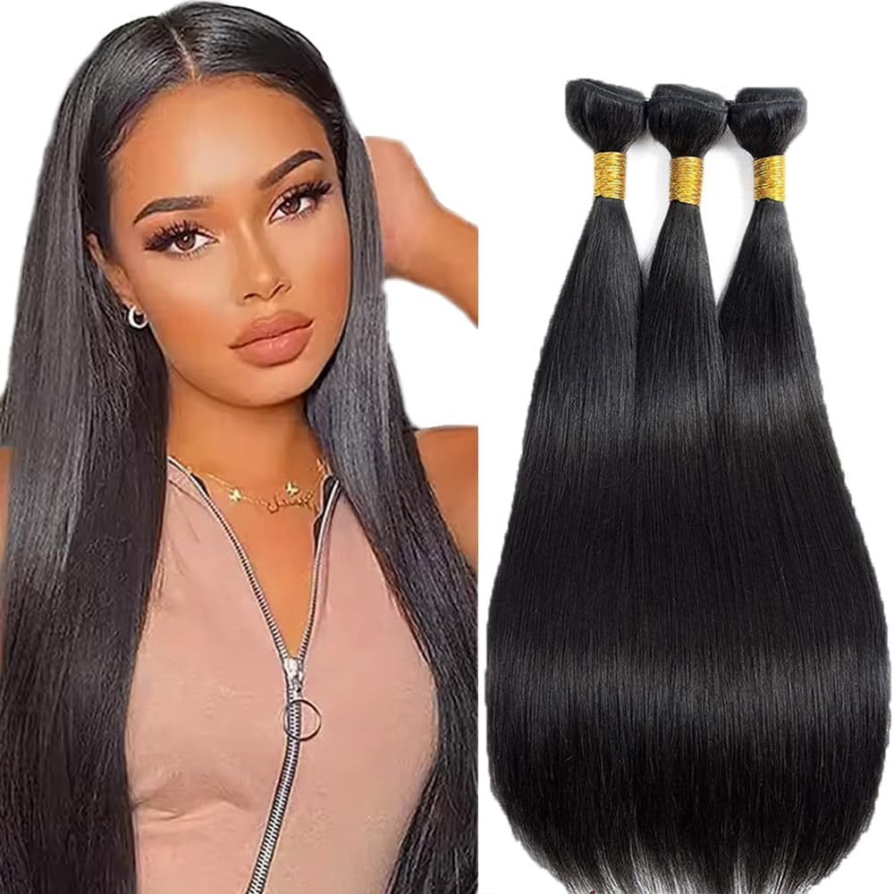 Pacotes de cabelo DiexRlamx 8A Grade Virgin Hair 45-55cm