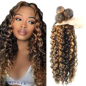 Pacotes de cabelo Vinmdonm Deep Wave P1B/30 45-55cm 8A Brazilian