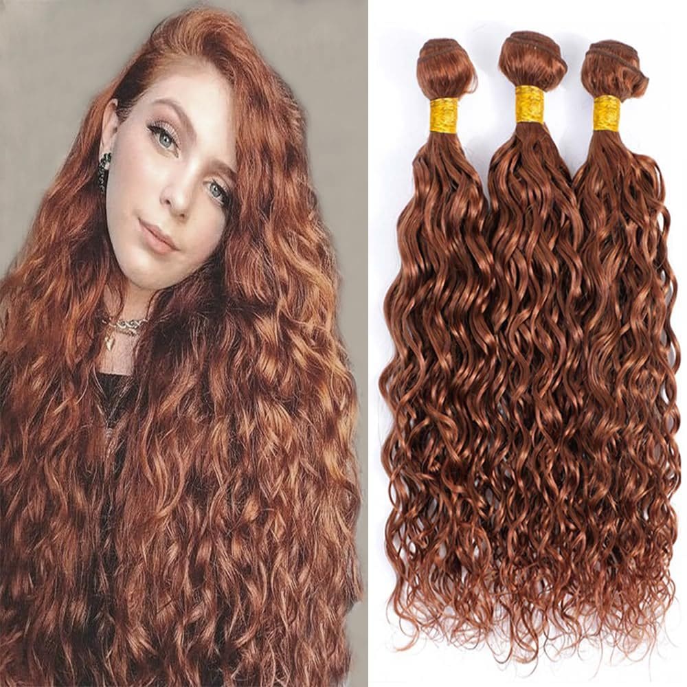 Pacotes de cabelo Nuailisex Color 30 Water Wave 40-50cm 100g