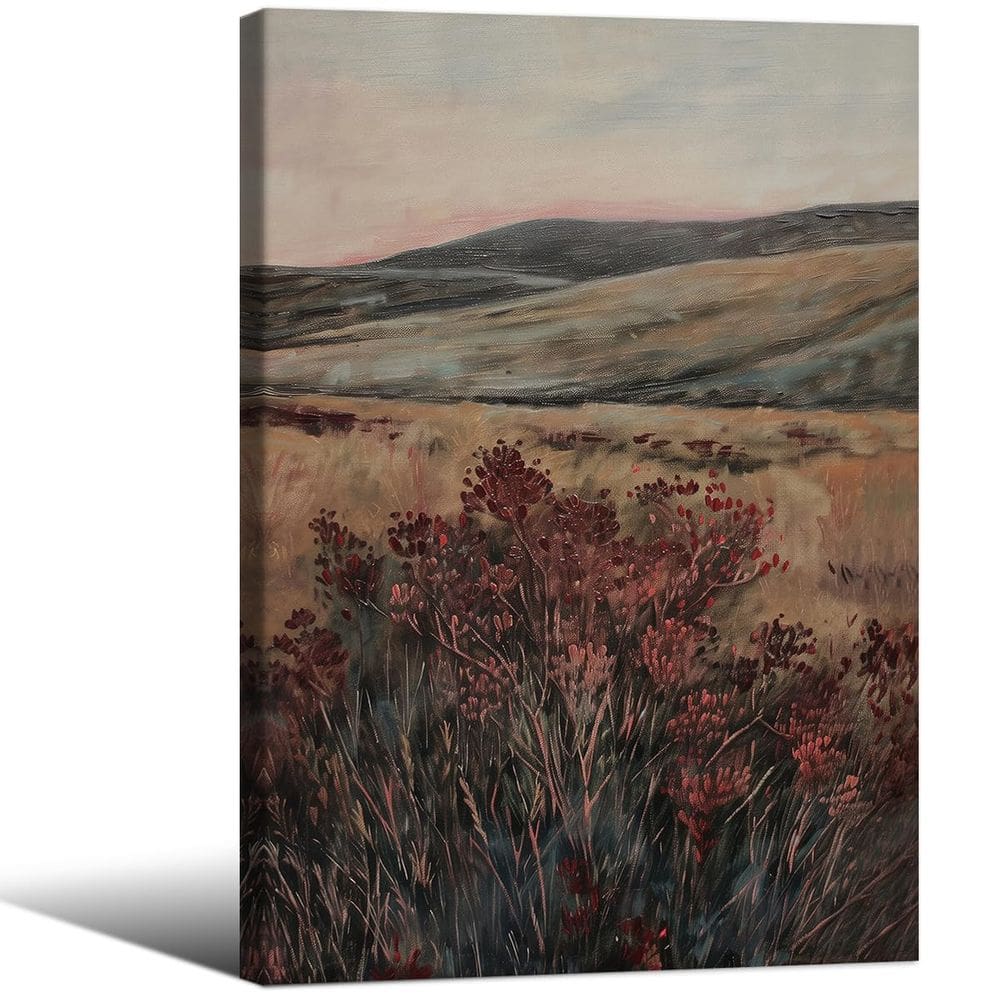 Pôster de arte de parede Haitunone Moody Vintage Landscape 40x60cm
