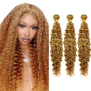 Pacotes de cabelo GveoxVO Highlight Deep Wave 8A Brazilian 18-22cm