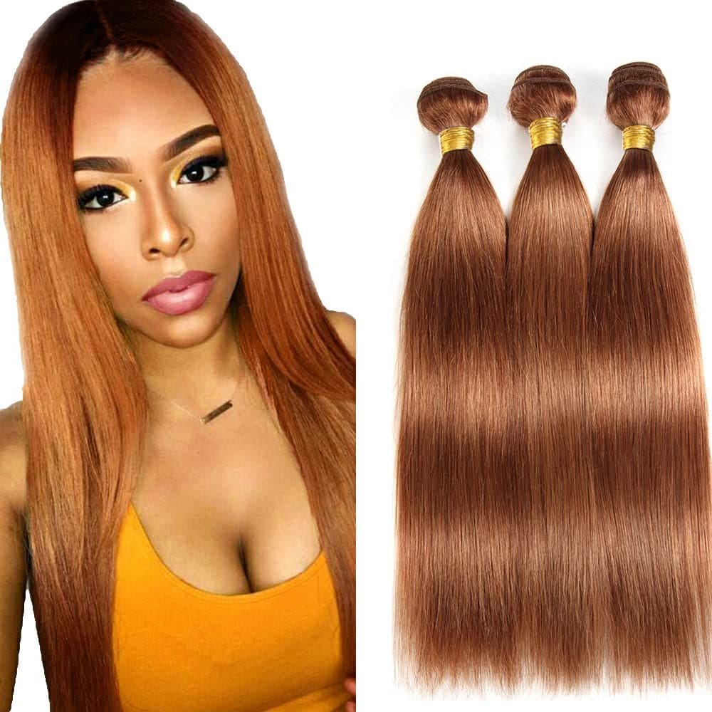 Pacotes de cabelo DiexRlamx Brazilian Virgin Remy Straight 45-55cm