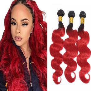 Extensões de cabelo Nuailisex Brazilian Virgin Remy 50cm-60cm