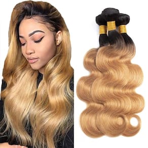Pacotes de cabelo Biliisyff 1B/27 Body Wave 8A Brazilian Virgin