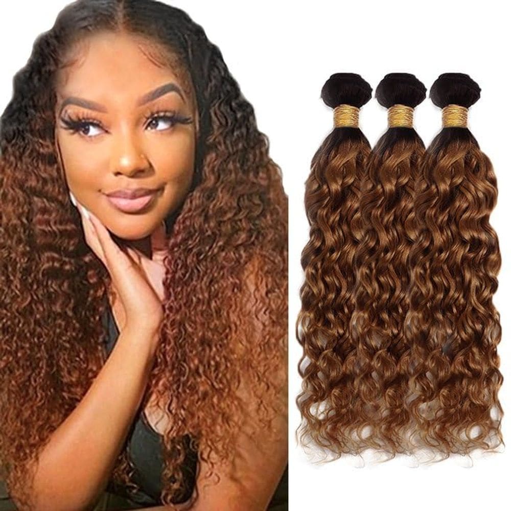 Pacotes de cabelo ZevPiul Water Wave 8A Brazilian 3 pacotes 35-75cm