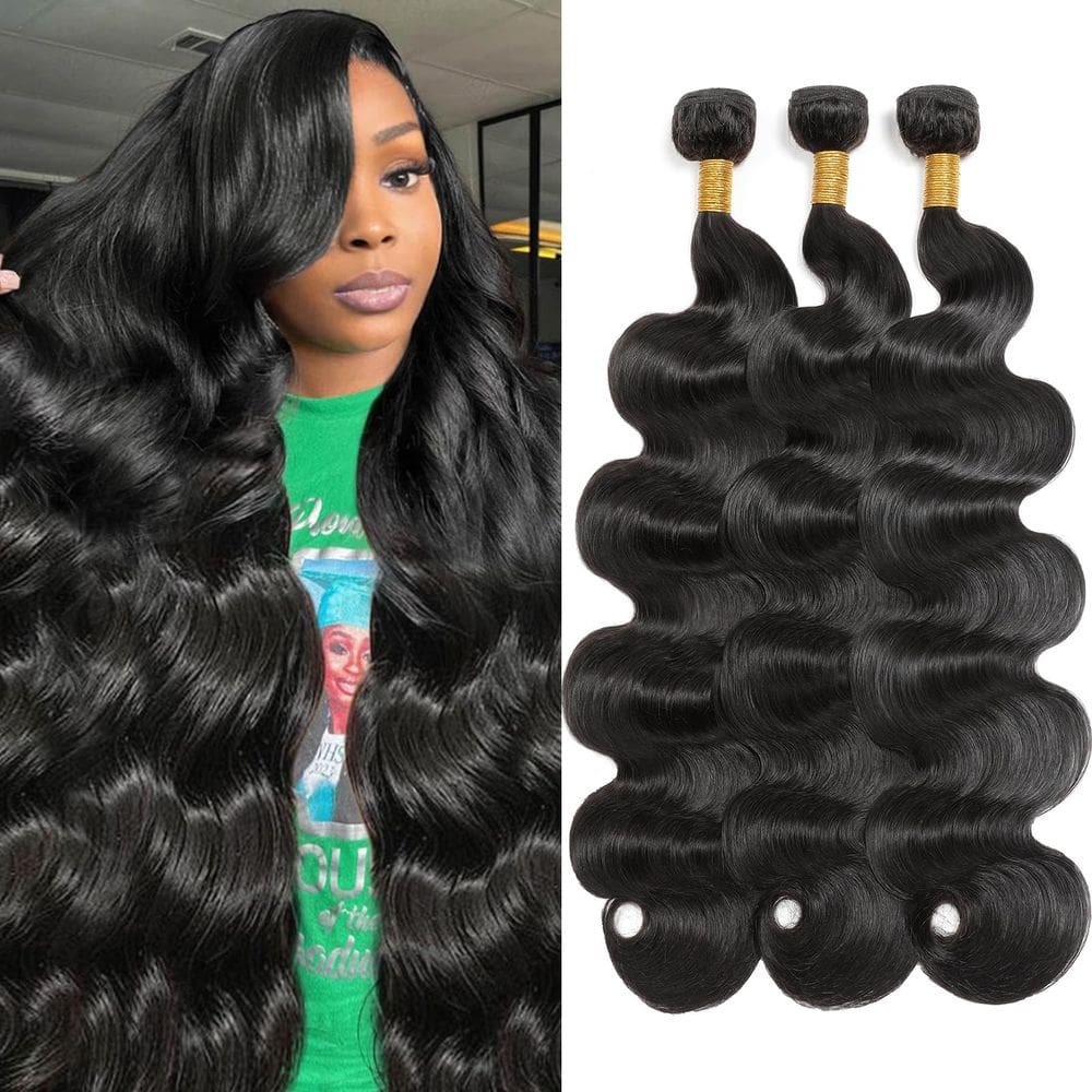 Pacotes de cabelo Olsmkis Brazilian Body Wave 18cm 20cm 22cm 300g