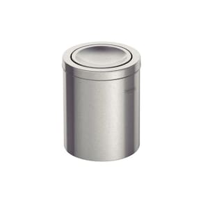 Lixeira Tramontina Swing 5 L em Aço Inox Scotch Brite e Tampa Basculante - 94542105