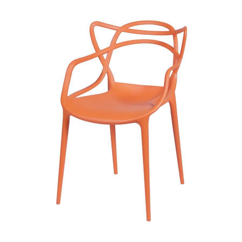 Cadeira Boxbit Solna Polipropileno Laranja Laranja China