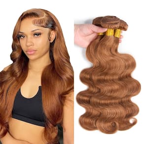 Pacotes de cabelo DiexRlamx Body Wave Light Brown #30 45-55cm