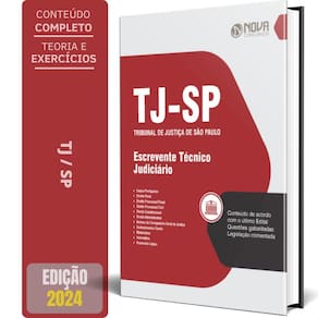 Apostila Tj Sp 2024 - Escrevente Técnico Judiciário