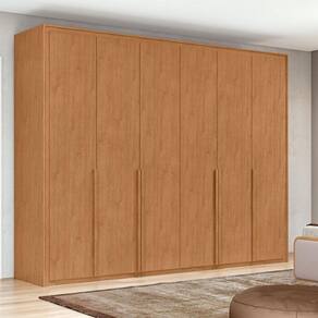 Guarda Roupa Casal Ambiente Imperatore 3 Portas Amêndoa Clean - Lopas