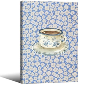 Pôster de arte de parede MWZUPQ Coffee Vintage Cup 40x60cm