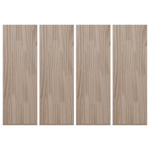 Prateleira MDP 90X20X1,5 cm Brasforma Aveiro - 4 Unidades