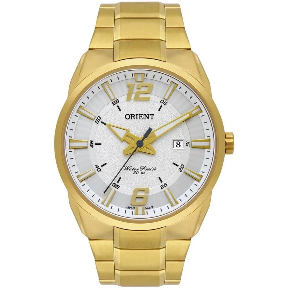 Relógio Orient Masculino Dourado Mgss1262 S2kx