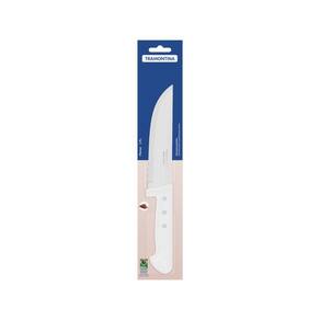 Faca Para Cozinha Tramontina Plenus Com Lamina Em Aço Inox E Cabo De Polipropileno Branco 6"