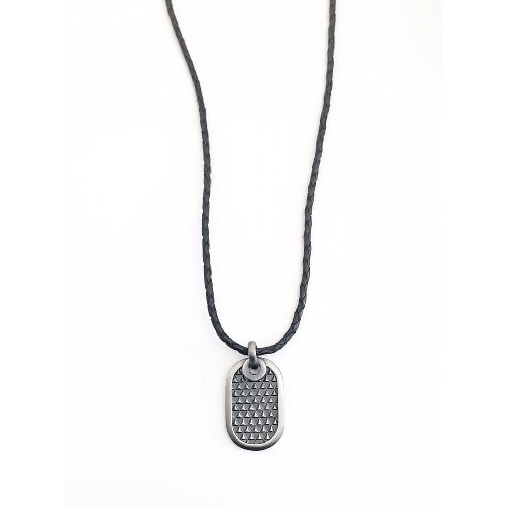 Gargantilha Rosso Couro Preto