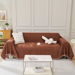 Capa de sofá HANDONTIME Chocolate Chenille 180x300cm