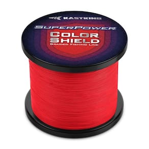 Linha de pesca KastKing Superpower ColorShield 20 LB 1000 jardas
