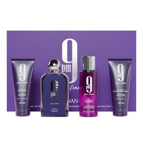 Conjunto de perfume para presente Afnan 9PM Pour Femme Eau De Parfum 100mL
