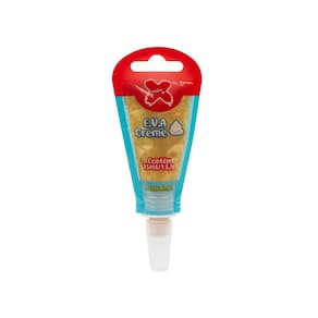 E.V.A. Creme Ouro Metálico 15Ml Com Aplicador Chantily 10Un