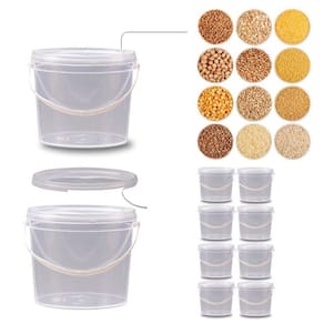 Balde Para Enfeite De Mesa 2.2 Litros - Kit 8 Pçs