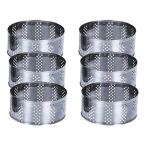 Formas Para Queijo Frescal Inox 500G 6 Unidades