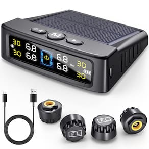 Sistema de monitoramento da pressão dos pneus GEARGO RV TPMS com 4 sensores