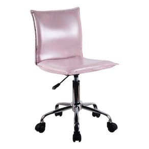 Cadeira Escritorio Giratoria Office Metalica - Rosa