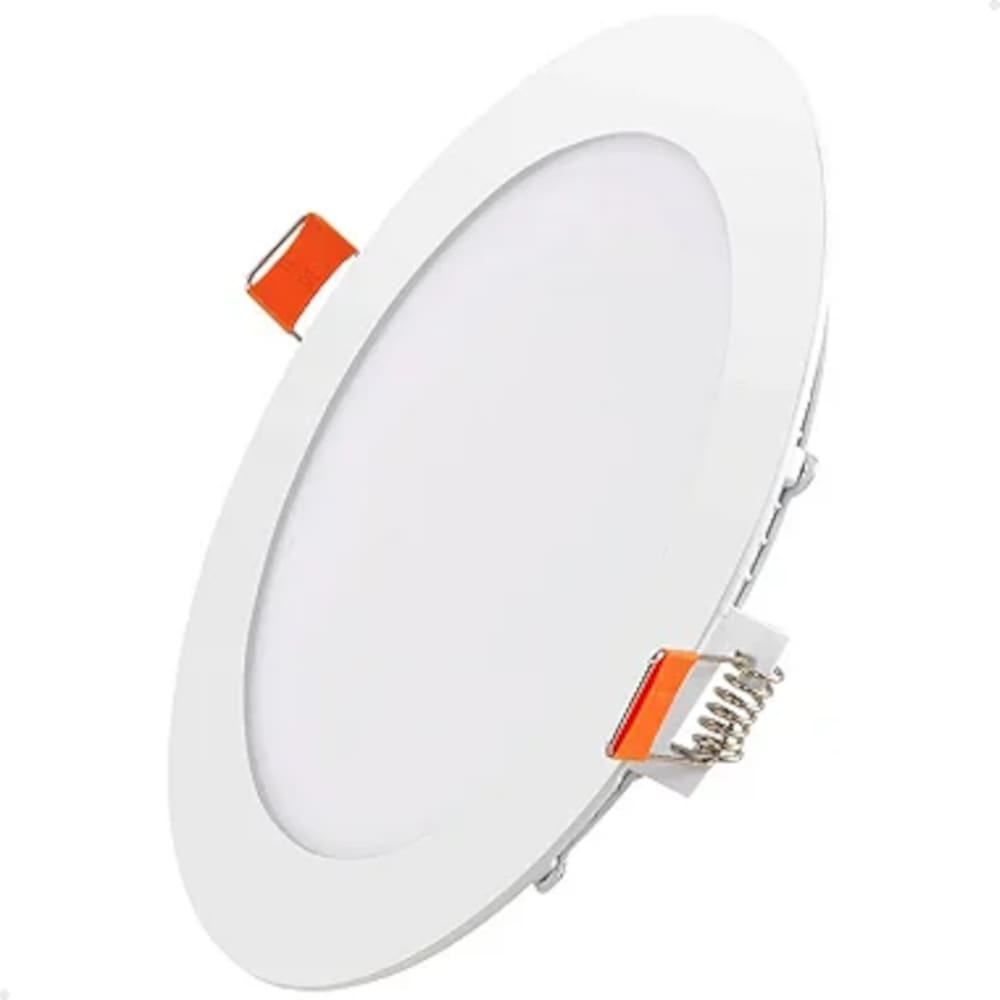 Plafon Painel LED Redondo Embutir 17cm 12W 6500k Lorben