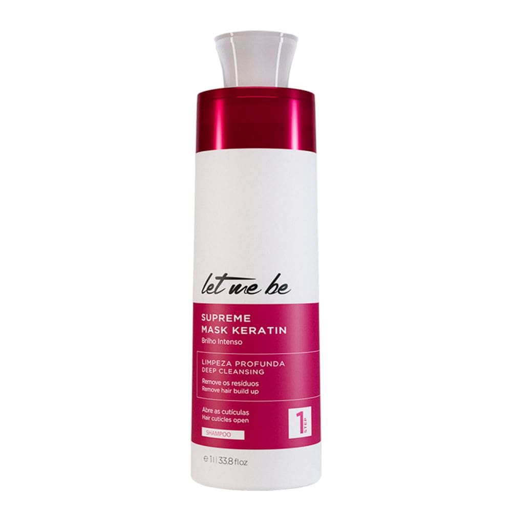 Shampoo Super Keratin Antirresíduo Let Me Be 1L