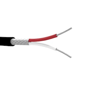Cabo Microfone Balanceado Estéreo 2X0,20mm - MXT - 1 Metros - Transmissão de Áudio Sem Interferências