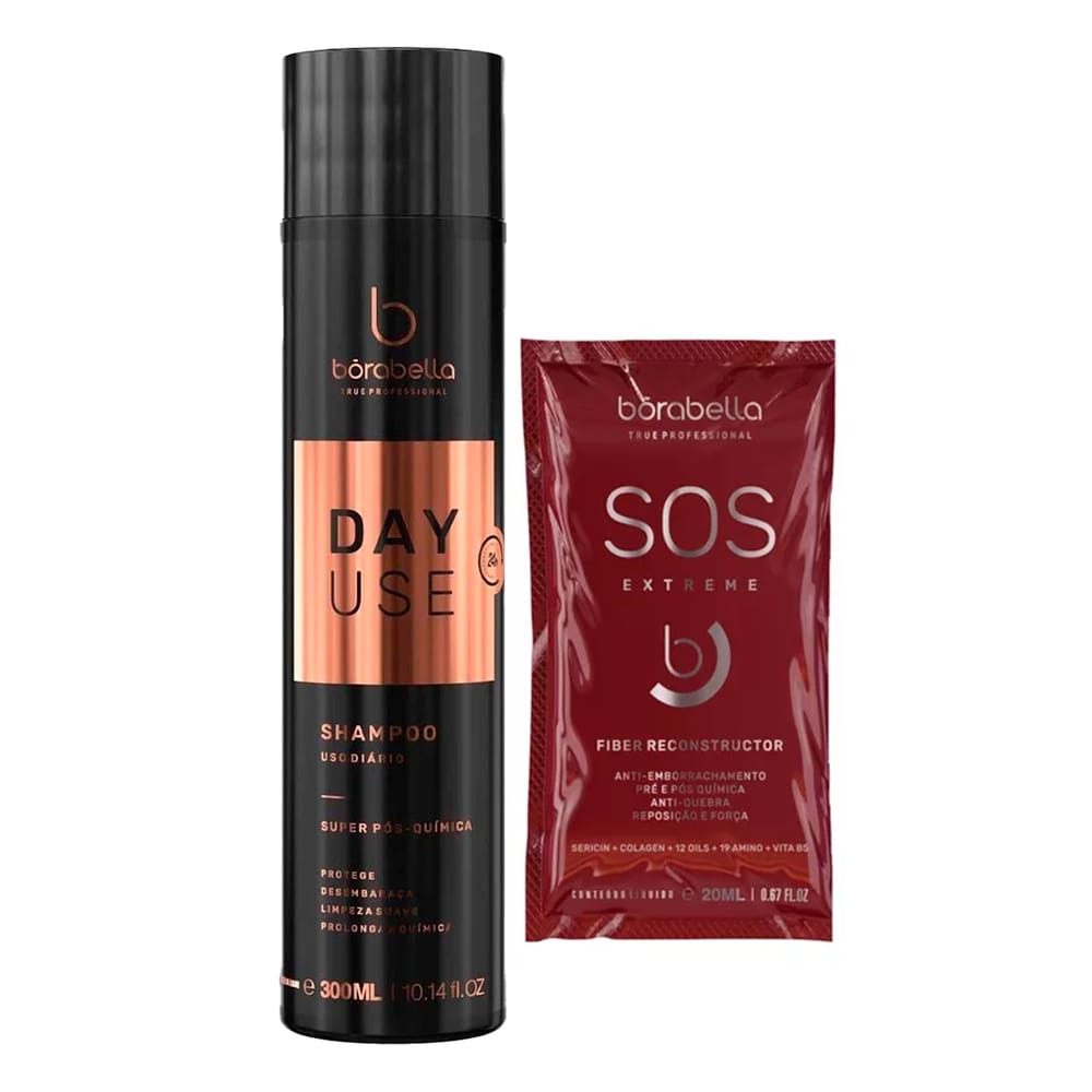 Bórabella Day Use Shampoo Super Pós Química Manutenção 300ml
