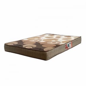 Colchão Viúva Espuma D33 Turquesa 128x188x12 cm Marrom Estampado Prorelax