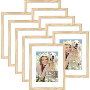 Conjunto de 10 porta-retratos DecoruHome para fotos de 8,5x11